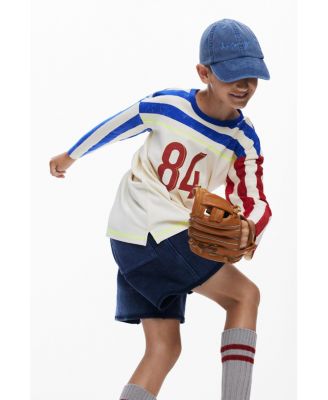 Boys Boys's Three-quarter sleeve striped t-shirt