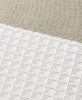 Spa Waffle 3M-Scotchgard™ Shower Curtain, 72" x  72"