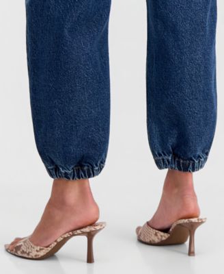 Petite High-Rise Barrel Ankle Jeans
