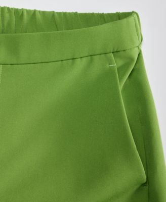 Petite Pull-On Cropped Pants