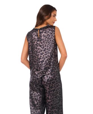 Women's Sleeveless Crewneck Top