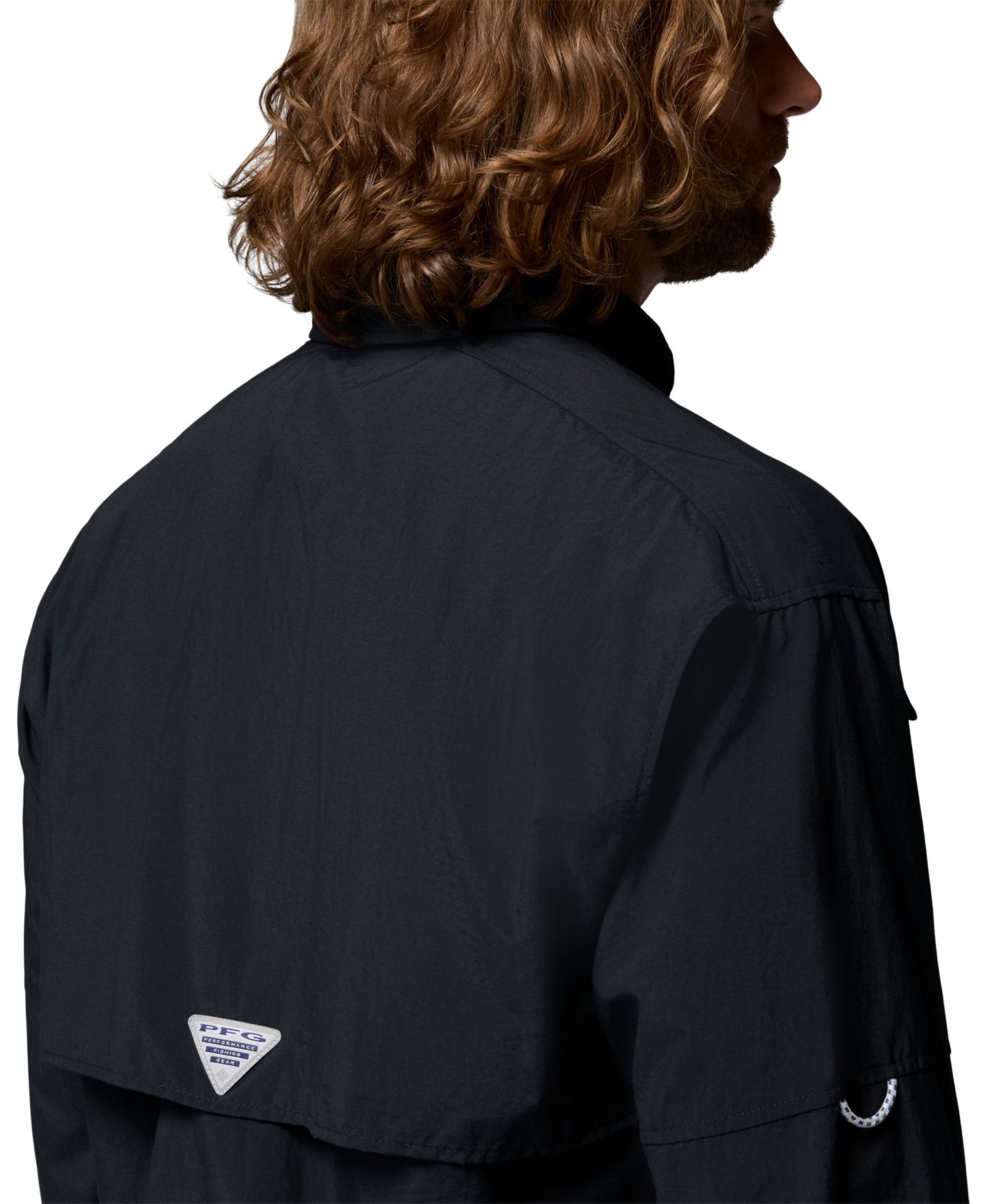 Мужская рубашка Columbia Bahama II Long-Sleeve, цвет: Чёрный — фото 5