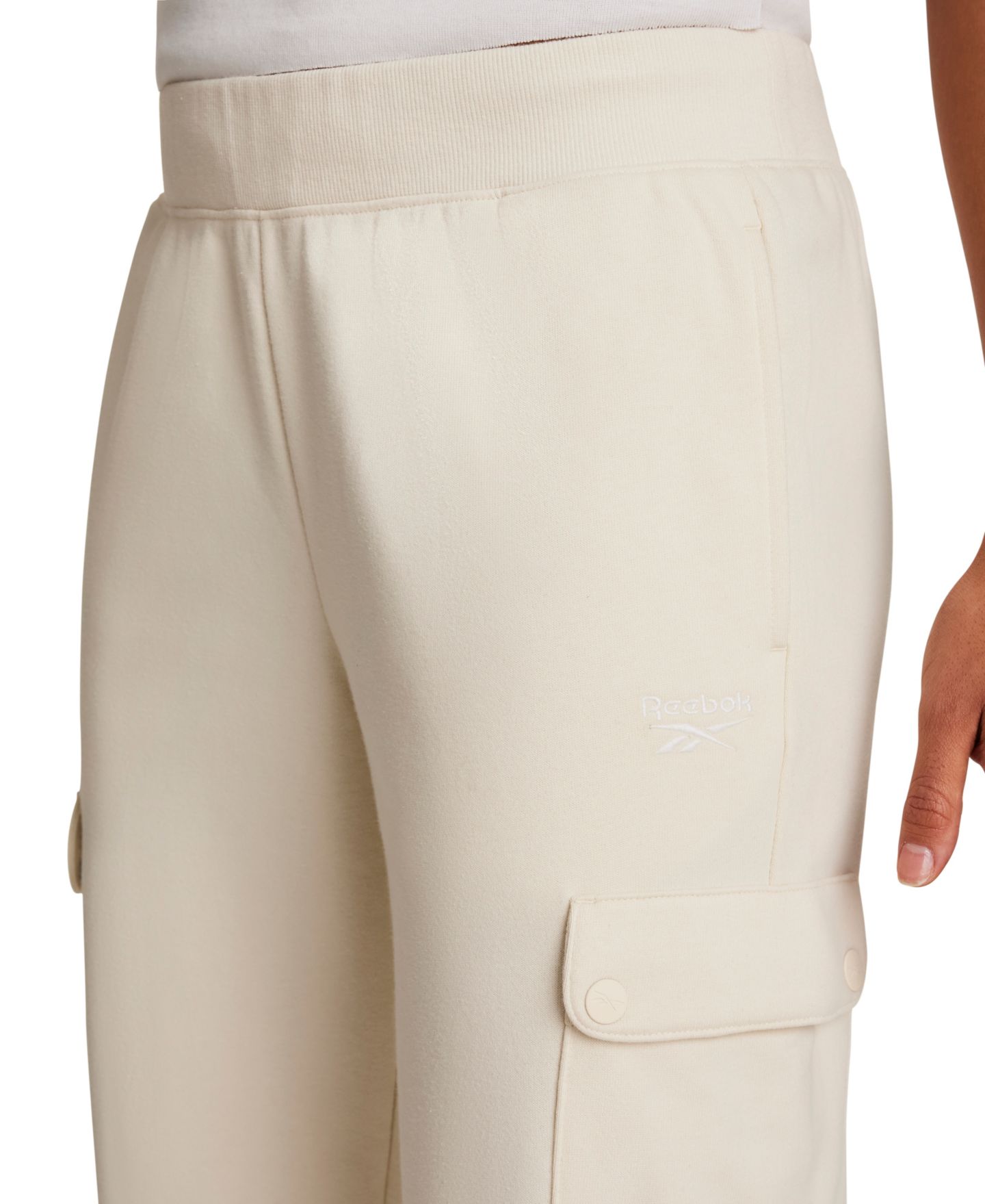 Женские брюки Reebok Cargo Jogger, цвет: Алебастровый — фото 4