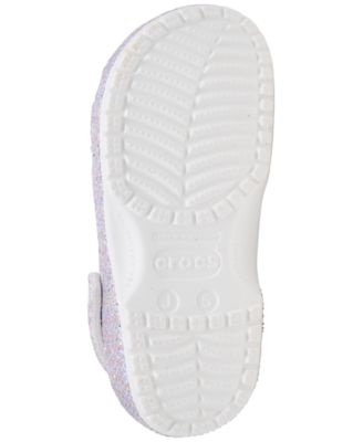 Big Girls Glitter Classic Clogs from Finish Line