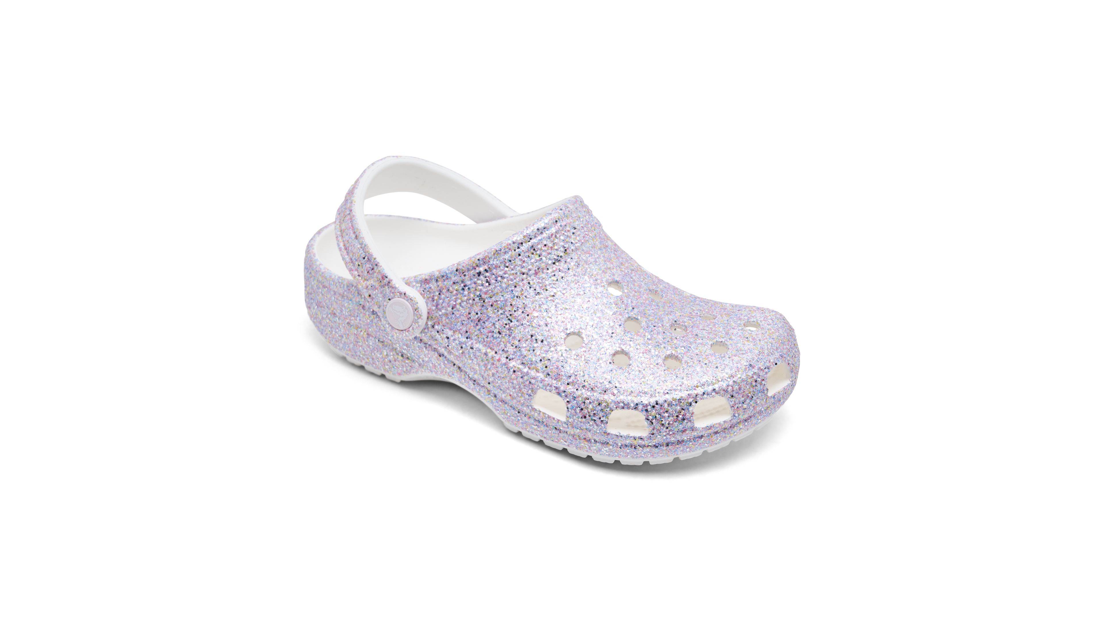 Crocs Girls Glitter Classic Clogs from Finish Line