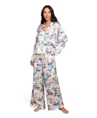 Women's Button-Down Top & Pants, 2-Piece Set