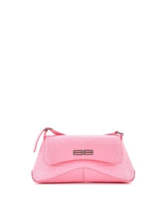 Small XX Flap Street Shoulder Bag Embossed Leather