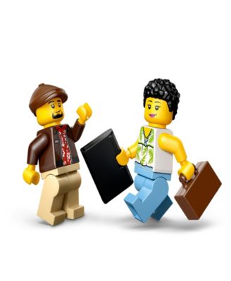 City Yellow Taxi Car Building Toy 60487, 122 Pieces