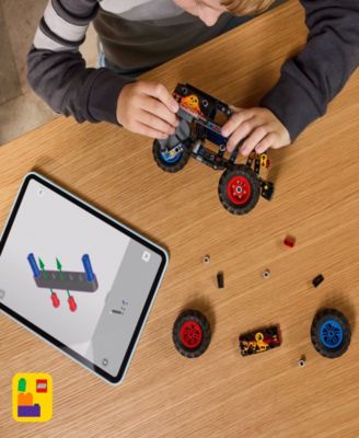 Technic Monster Jam Grave Digger Fire and Ice Building Toy 42219, 263 Pieces