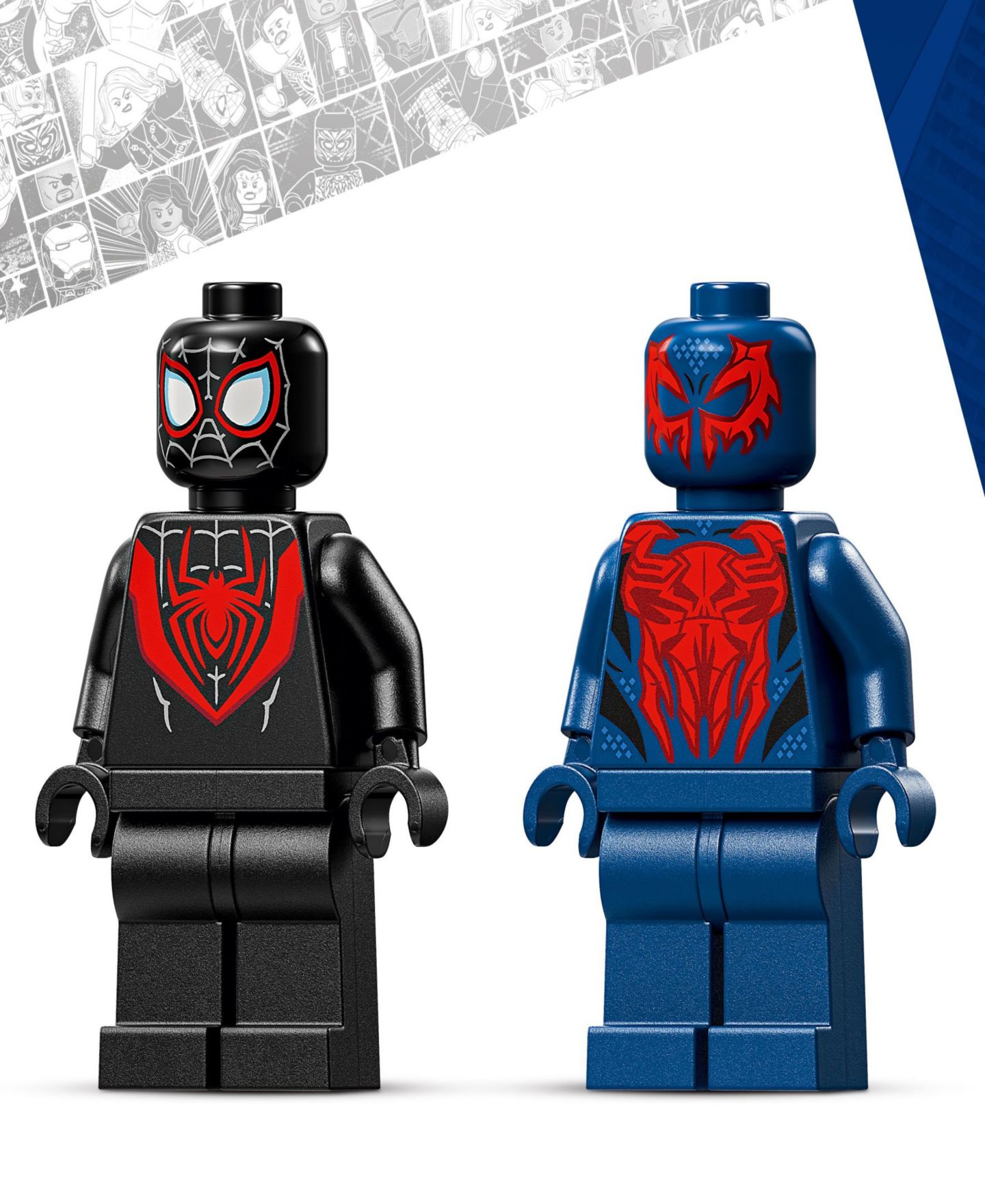 Детские конструкторы LEGO® Marvel Miles Morales Mech vs. Spider-Man 2099 Building Toy 76337, 135 Pieces — фото 5