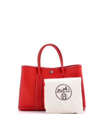 30 Garden Party Tote Leather