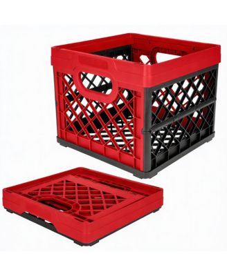 25L Collapsible Storage Bins - Stackable, Durable, Lightweight