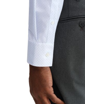 Men's Spread Collar Regular-Fit Dress Shirt