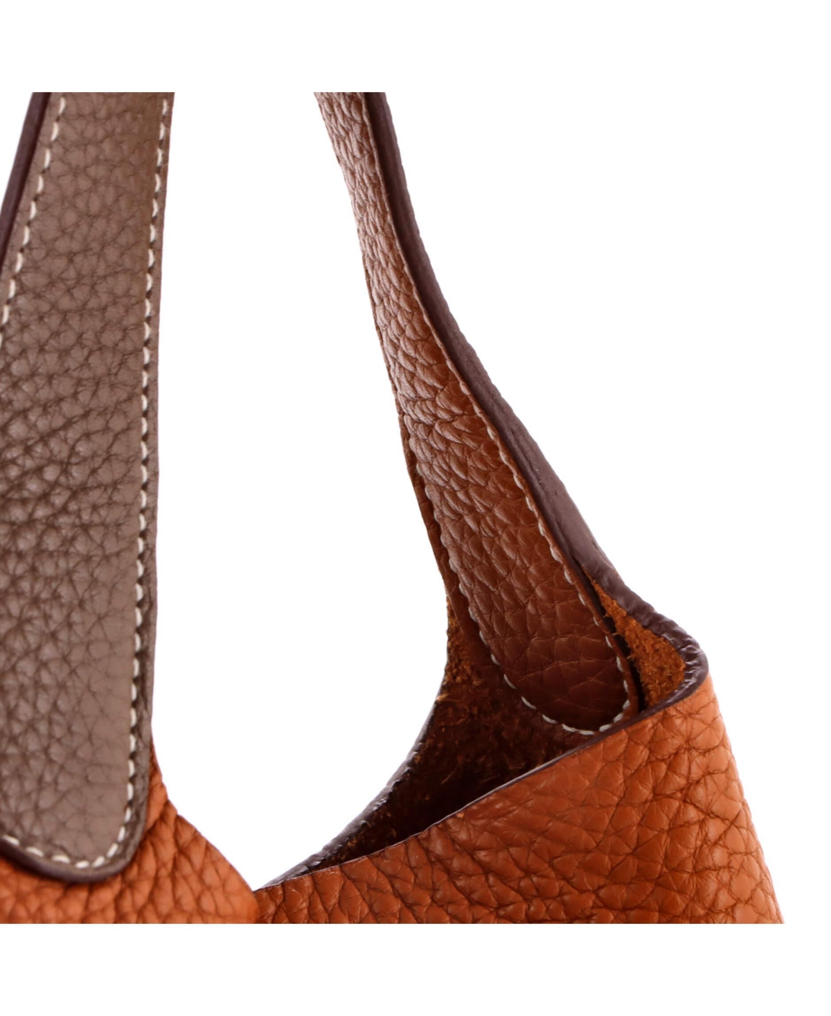 Pre-Owned Hermes Mm Picotin Lock Bag Bicolor Clemence