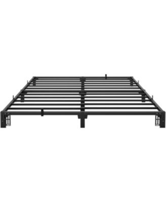 Heavy-Duty Black Metal Bed Frame - Ultra-Strong Load-Bearing Platform Bed, No Need for Additional Bed Box, Comes with Elevated Storage Space