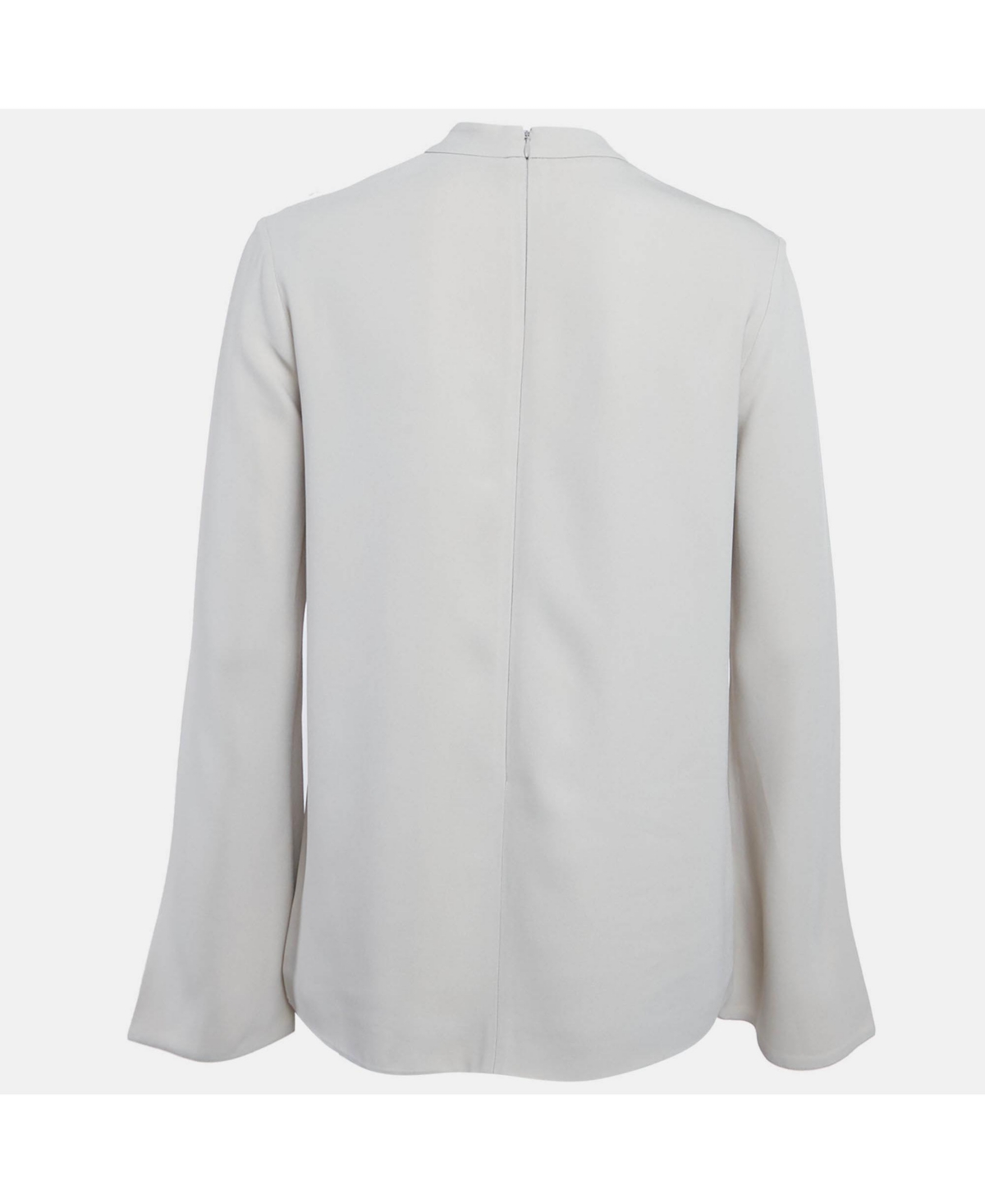 Pre-Owned Stella Mccartney Women's Grey Crepe Flared Sleeve Blouse