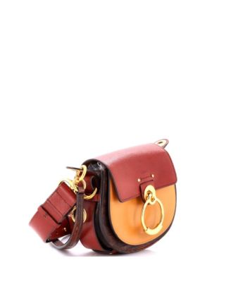 Small Tess Bag Leather and Embossed Leather