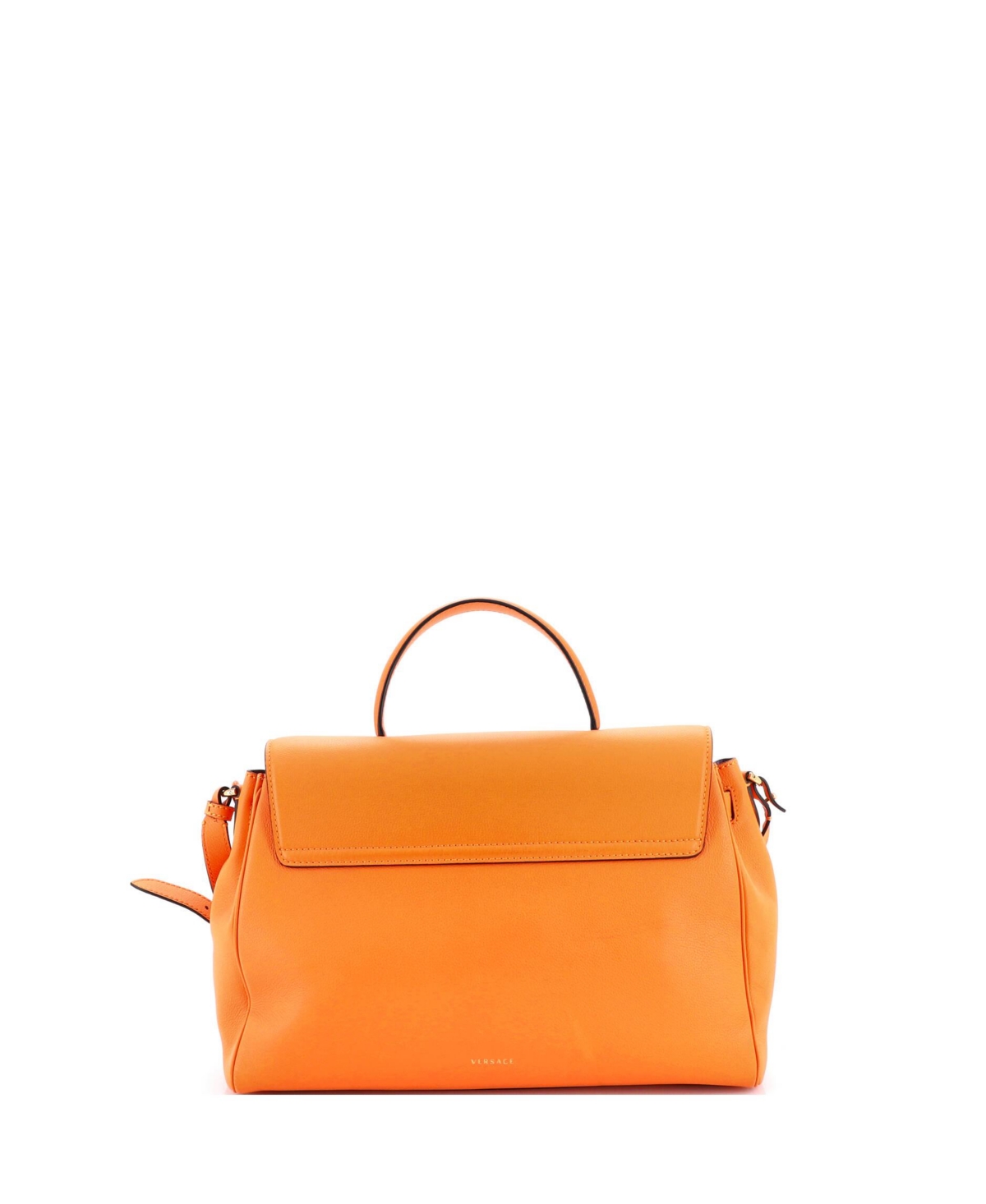 Pre-Owned Versace Large La Medusa Top Handle Bag Leather