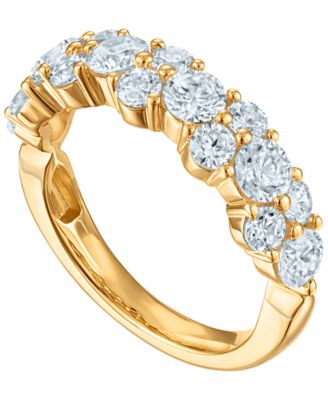 Diamond (2 ct. t.w.) Wedding Band Ring in 14k Yellow Gold