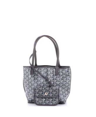 Mini Anjou Reversible Tote Coated Canvas