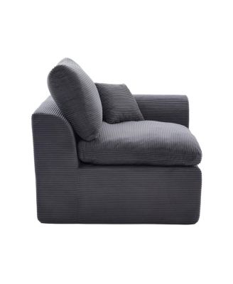 Modular Sectional Sofa Cloud Couch, Comfy Modern 2-Seater with Removable Cushion Covers