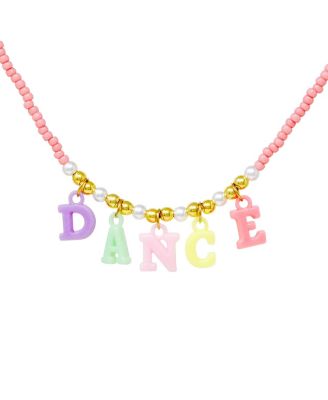 Girls "Dance" Bead Necklace