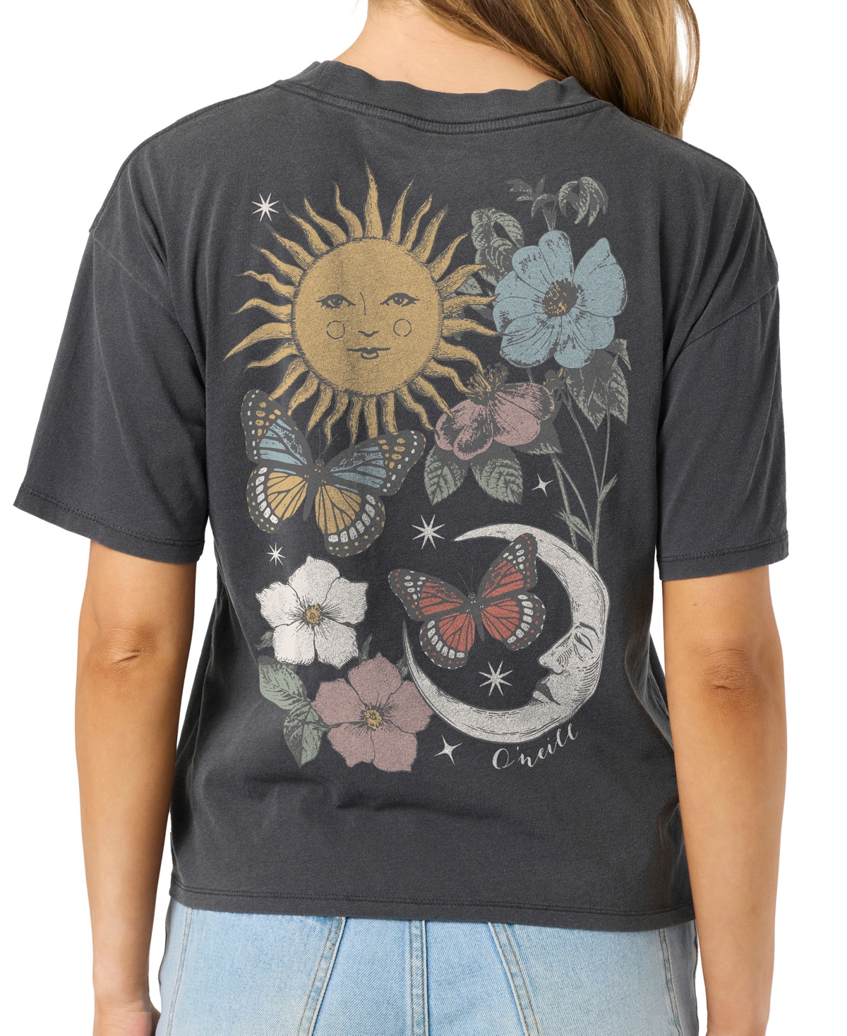 O'Neill Women's La Luna Easy-Fit Graphic T-Shirt