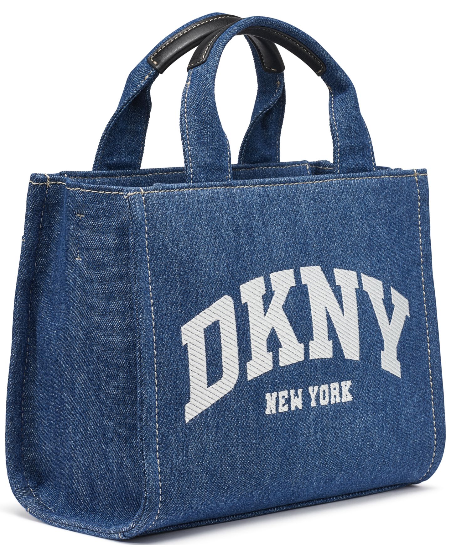 Женская сумка DKNY Hadlee Small Zipper, цвет: Джинсовый — фото 3