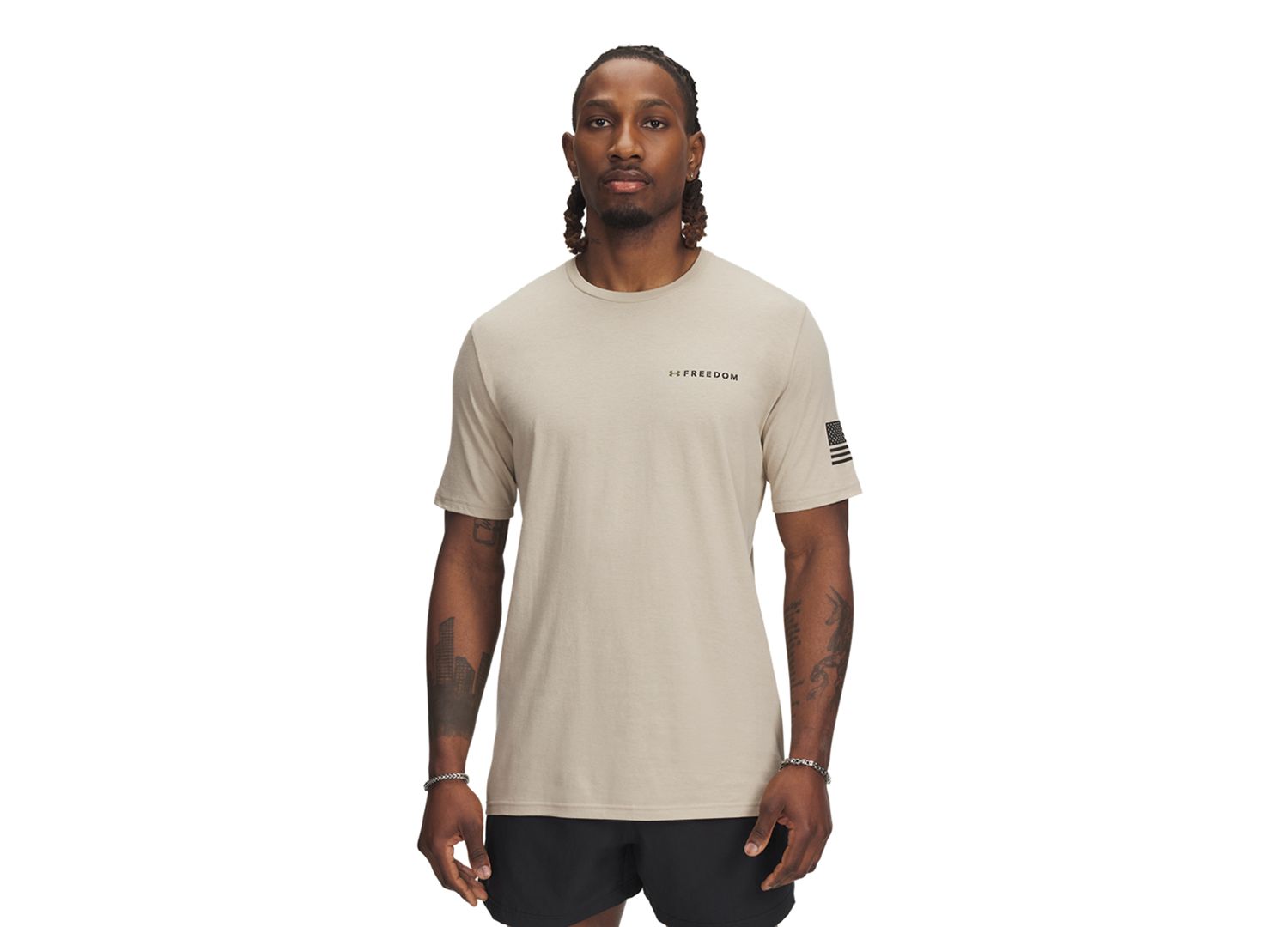 Men's Short-Sleeve Freedom Banner Graphic T-Shirt