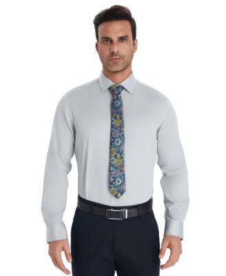 Men's Sateen Solid Dress Shirt