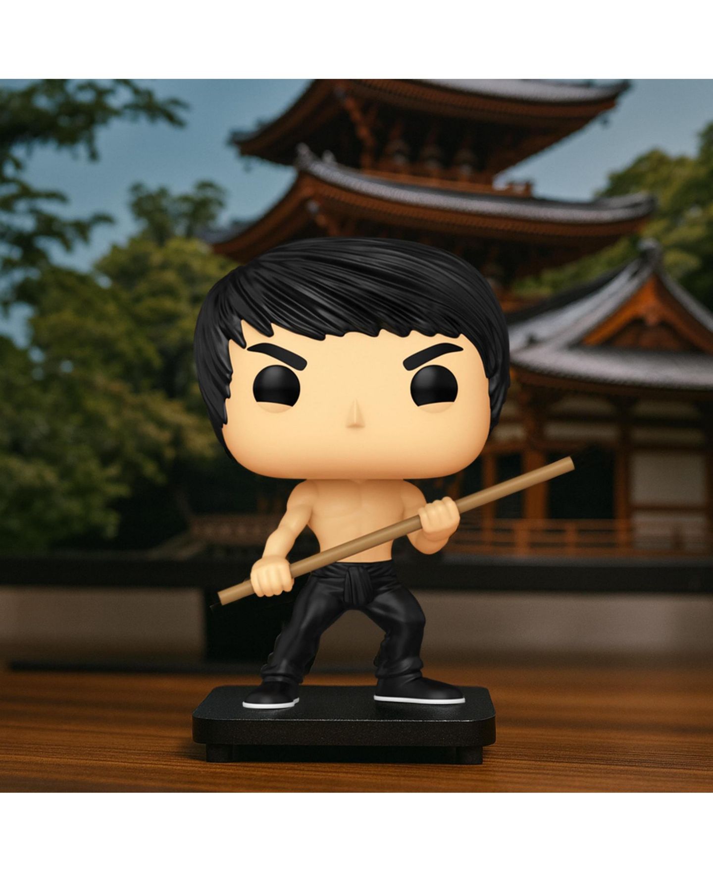 Детская фигурка Funko Pop! Icons Bruce Lee with Staff 3.75" Vinyl Figure, Ages 3+ — фото 5