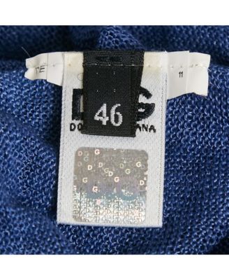 Men's Blue Ombre Knit Sleeveless Vest