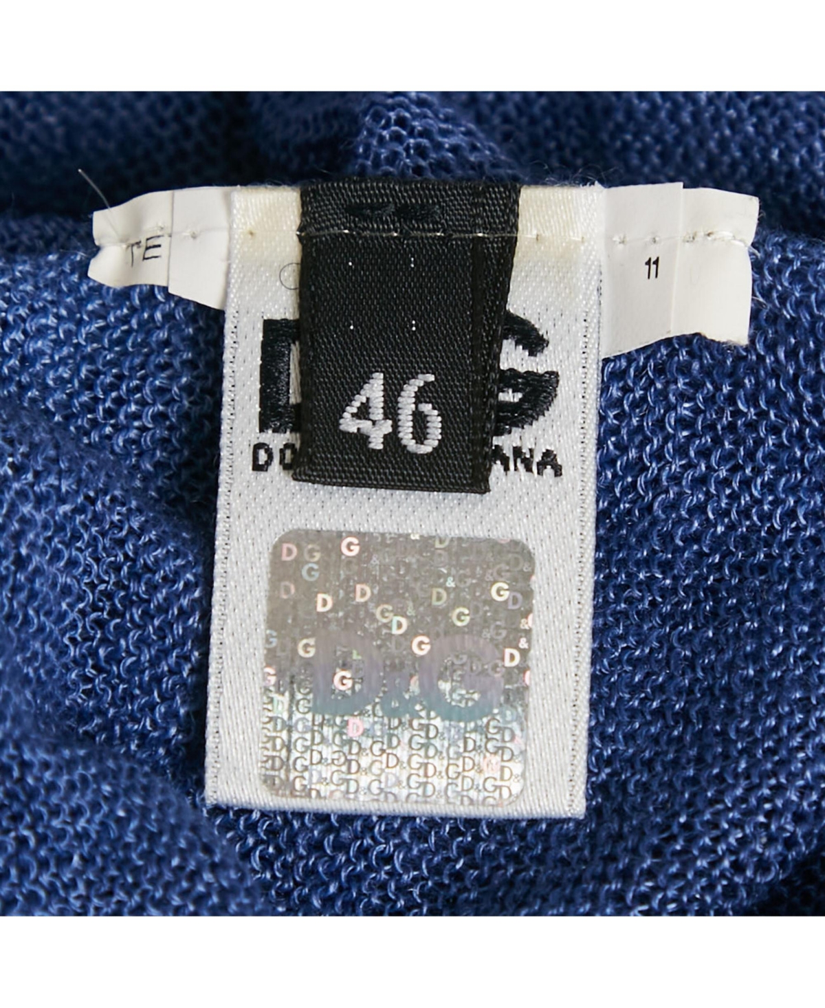 Pre-Owned Dolce & Gabbana Men's Blue Ombre Knit Sleeveless Vest