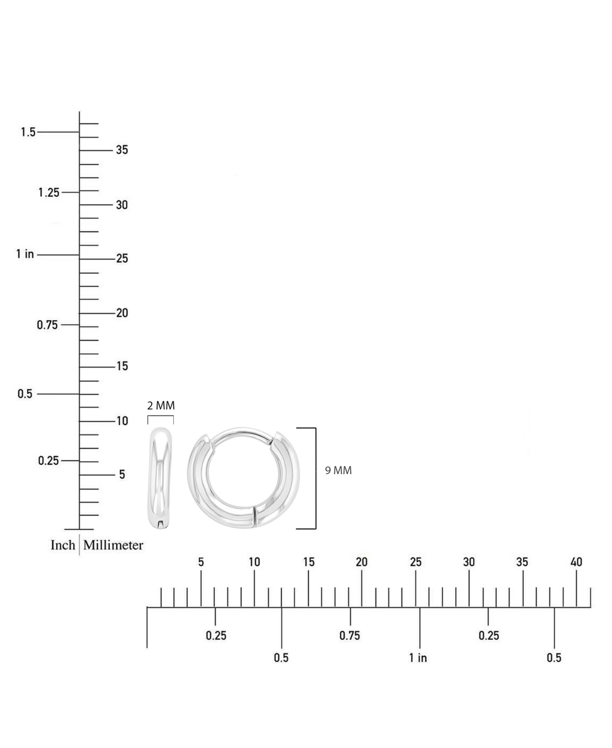 Roxy Waterproof Yellow 11mm Huggie Earrings