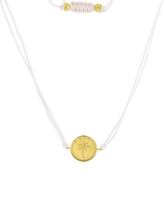 Waterproof Yellow Heart Beads Adjustable Necklace