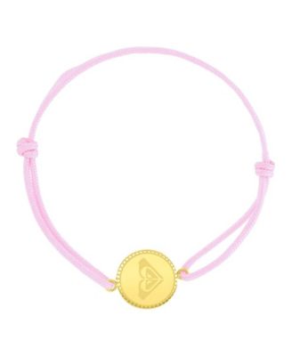 Waterproof Yellow RD Triangular Charm Adjustable Bracelet