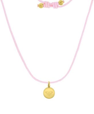 Waterproof Yellow Triangle Heart Beads Adjustable Necklace