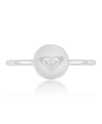 Waterproof Yellow Triangular Heart Ring