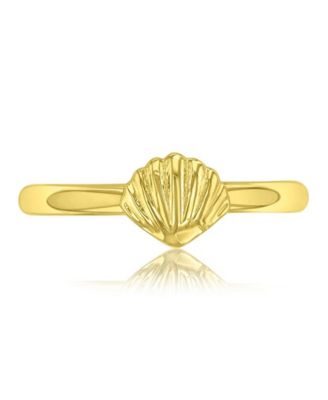 Waterproof Yellow Seashell Toe Ring