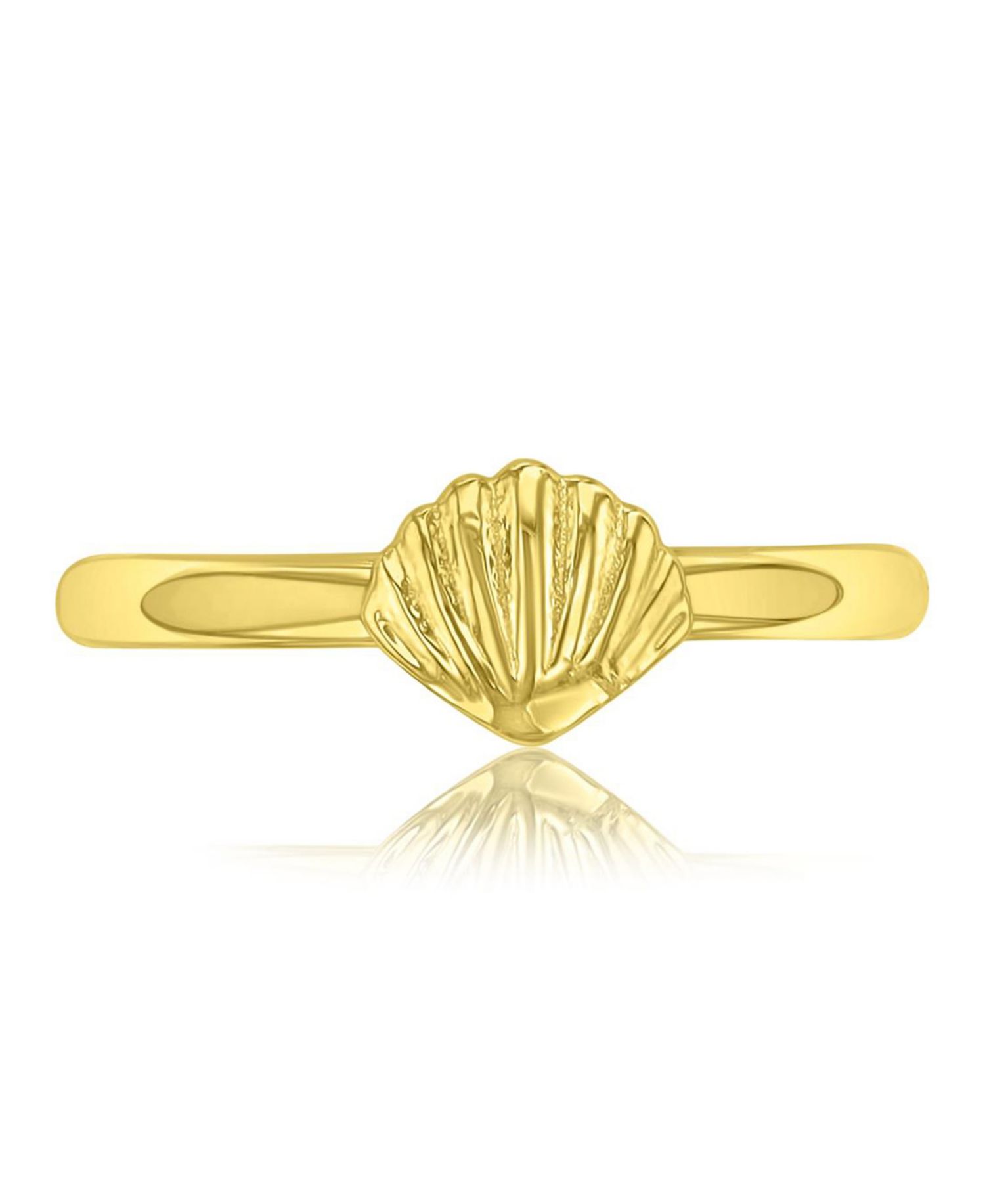Waterproof Yellow Seashell Toe Ring