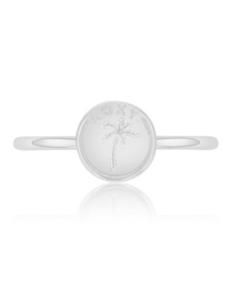 Waterproof Yellow Palm Tree Ring