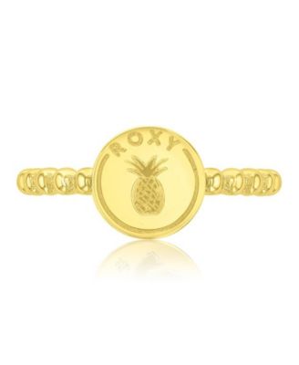 Waterproof Yellow Pineapple Beads Ring