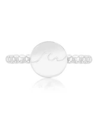 Waterproof Yellow Wave Beads Ring