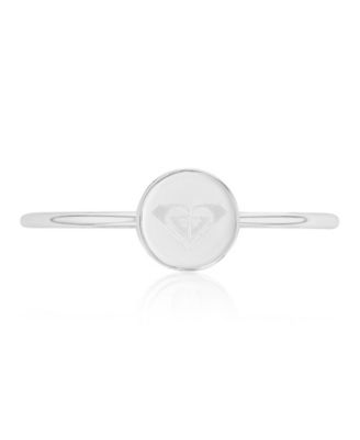 Waterproof Yellow Triangular Heart Ring