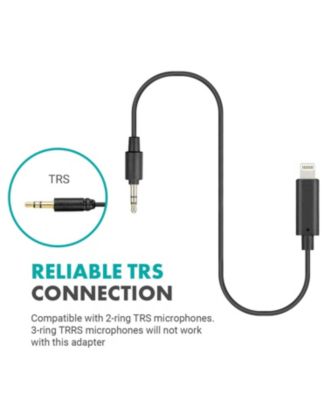 IMA-4 TRS to Lightning Adapter - Compatible with iPhone and iOS Devices