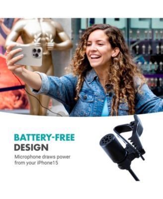 uLav-L Digital Lavalier Omnidirectional Clip on Microphone with USB-C Connector