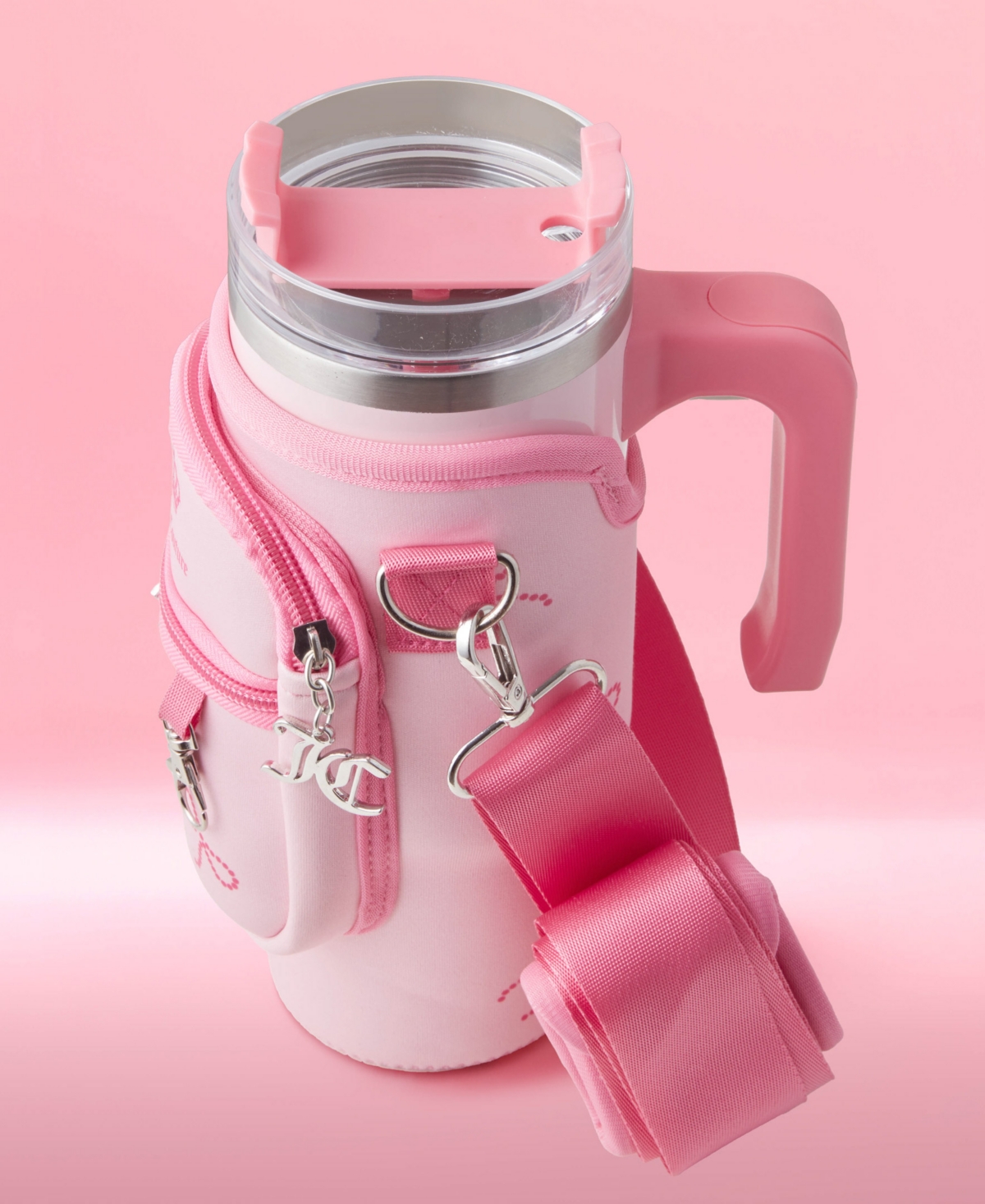 Juicy Couture Jetsetter 30 oz. Stainless Steel Travel Tumbler