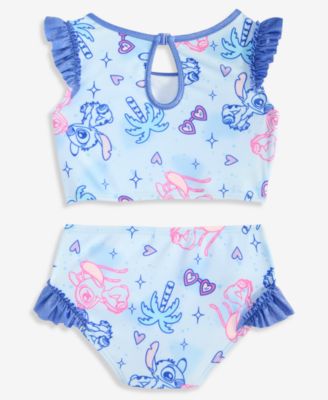 Stitch Girls' 2-6X Printed 2-Piece Tankini Swimsuit