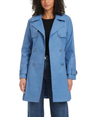 Women's Short Double-Breasted Trench Coat