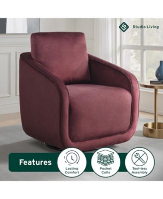30" Luca Swivel Accent Chair
